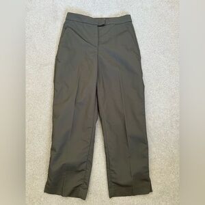 H&M Women’s Dress Slacks, Dark Khaki Green, Size 2